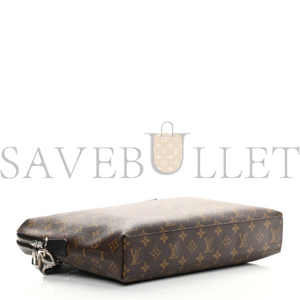 LOUIS VUITTON MONOGRAM MACASSAR PORTE-DOCUMENTS JOUR M40868 (37*28*6cm)